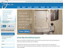 Tablet Screenshot of newbathrenewal.com